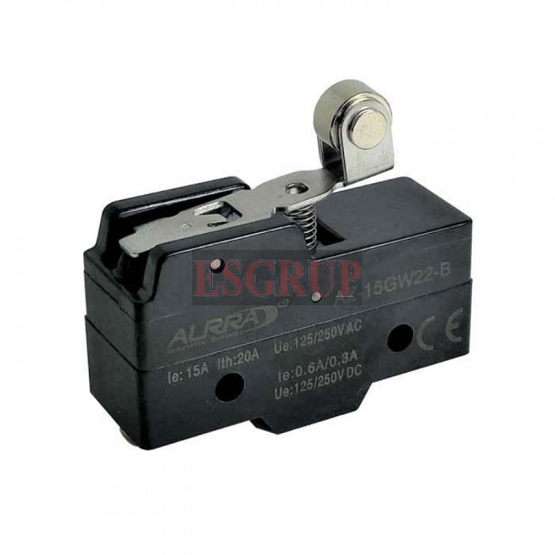 AZ-15GW22-B MICRO SWITCH KISA METAL MAKARA 15A