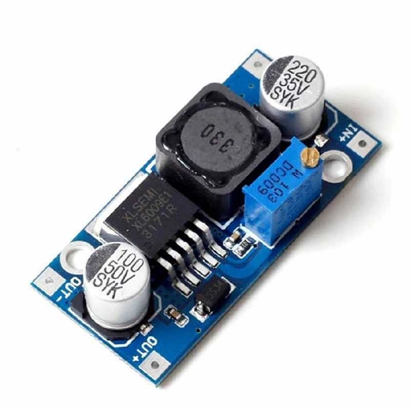  XL6009 Ayarlanabilir Step Voltaj Yükseltici Regülatör Kartı ·  3-32V ·  5-35V · Çıkış Akımı: 4A