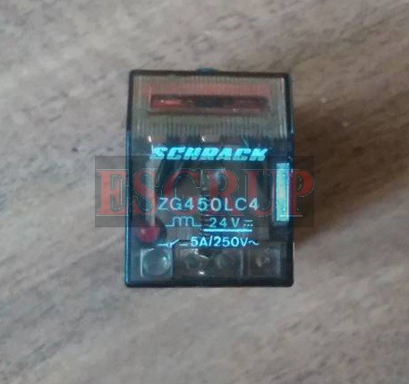 ZG450LC4 RÖLE 24V DC 5A 4 KONTAK SCHRACK